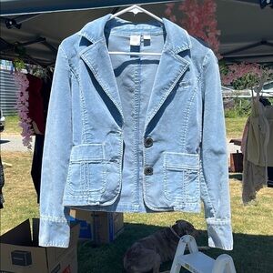 Caslon Blue Blazer Structured Suit Jacket